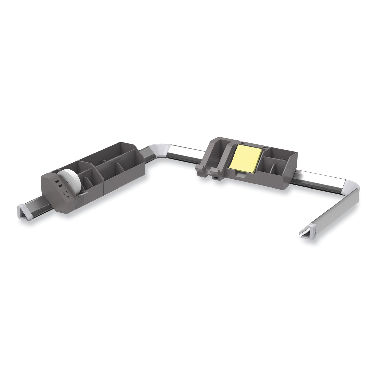 bostitch-r-konnect-desk-organizer-and-cable-management-14-piece-kit-plastic-gray-bosktckit4gray_1